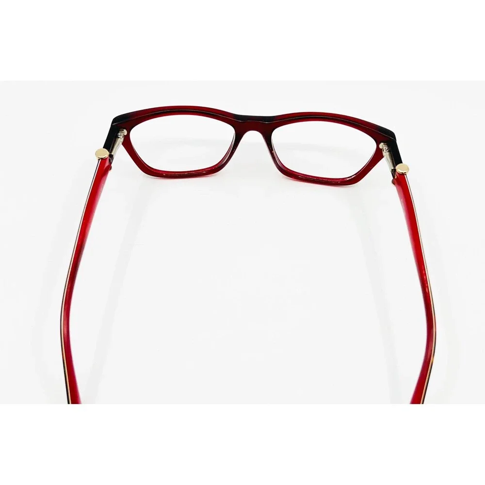 Bebe Eyeglasses Women Red Tortoise Shell Cat Eye BB5084 52-16-135
